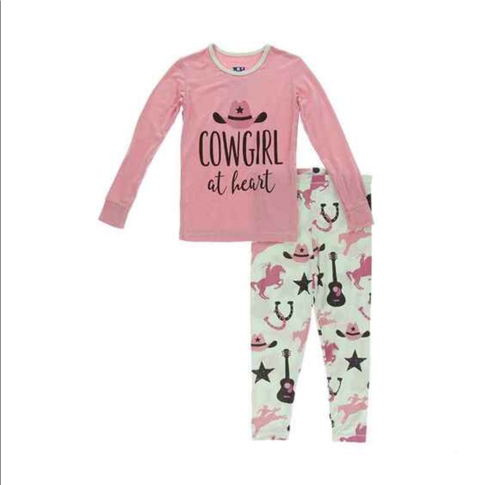 Kickee Pants Cowgirl At Heart Pajama Set